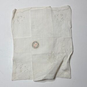 Elegant White Pocket Square